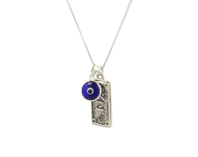 Protection Necklace for him & her - 72 Names of God Against Evil Eye Necklace