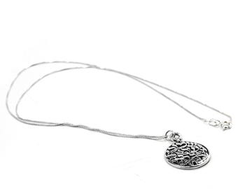 Shema Israel Pendant Sterling Silver Charm Unisex Design Necklace - Made in Israel