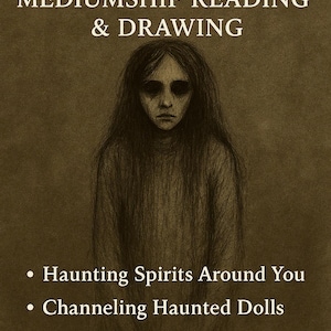 Haunted Spirit Drawing & Medium Reading: Channeling Session