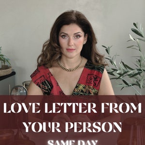 Carta de amor de tu persona, Carta de amor psíquica, Lectura de amor psíquica, Lectura de tarot de amor