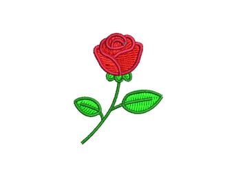 Rose Embroidery Design: Floral Machine Embroidery File (Instant Download)