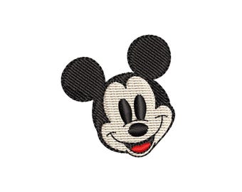 Mickey Embroidery Design, File, 4 sizes,  Mickey Machine Embroidery Designs Instant Download