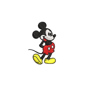 Mickey Embroidery Design, File, 4 sizes,  Mickey Machine Embroidery Designs Instant Download