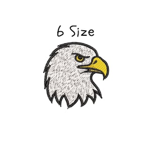 Desenho de bordado patriótico Eagle, arquivo, 5 tamanhos, desenhos de bordado à máquina patriótico Eagle, download instantâneo
