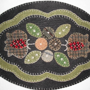 Pre-cut Wool Applique Kit - Prosperity- Penny Rug/Candle Mat