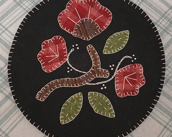 Kit de apliques de lana precortados - Amapolas