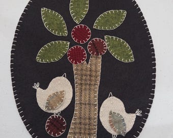 ¡NUEVO! Kit de apliques de lana precortados - Cerezo