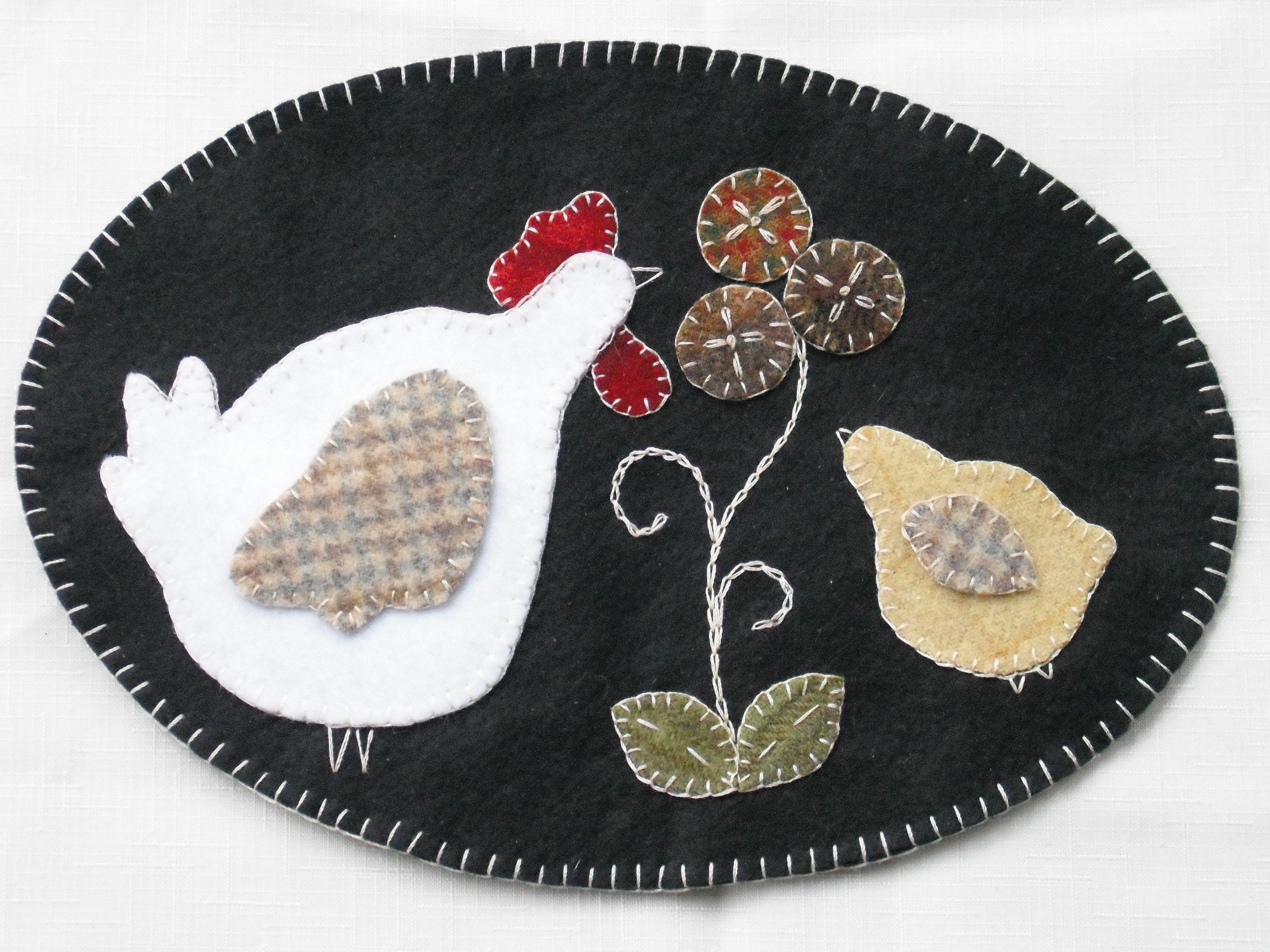 NEW New Pre-cut Wool Applique Kit the Berry Pickers 