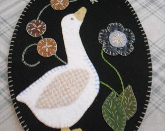 Kit de apliques de lana precortados - Lucy the Goose