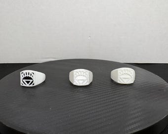 White Lantern Ring