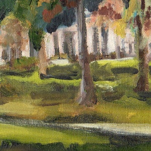 View in Grape Day Park, Escondido, Original Oil Painting, 8 x 10 inches image 4