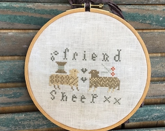 Friendsheep ~ PDF/Download ~ Cross Stitch Pattern from Notforgotten Farm™