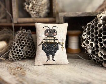 Bees Knees ~ Cross Stitch PAPER Pattern ~ from Notforgotten Farm™