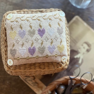 Heart Garden ~ PDF/Download Cross Stitch PATTERN ~ from Notforgotten Farm™