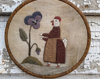 Henrietta Viola ~ PDF/Mailed Embroidery Pattern ~ von Notforgotten Farm ™
