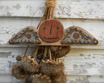 Harvest Angel Punch needle - PAPER PATTERN - from Notforgotten Farm™
