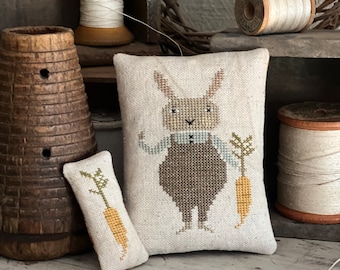 Carrot Top ~ PAPER/Mailed Cross Stitch PATTERN ~ from Notforgotten Farm™