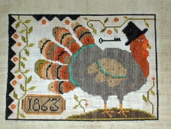 Thomas Primitive Cross Stitch Pattern From Notforgotten Farm - Etsy