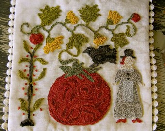 Tomato Season Mat - PDF/Downloadable Pattern - a Punch Needle Project - from Notforgotten Farm™