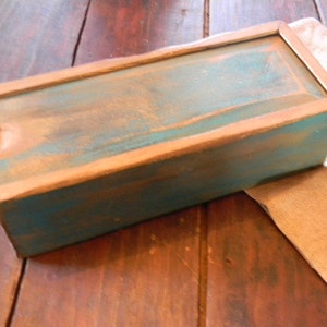 Needle Box with Sliding Lid - "OLD as Dirt Primitives" from Notforgotten Farm