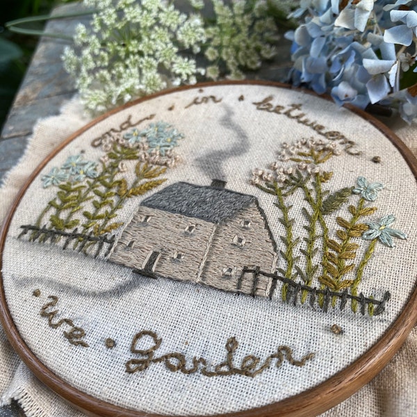 In Between ~ PAPER/Mailed Embroidery Pattern ~ from Notforgotten Farm™