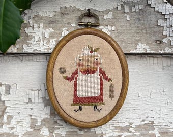 Cookie Klaus ~ PDF/Download ~ Cross Stitch PATTERN from Notforgotten Farm™