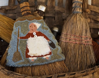 NEW Pattern - SPRING CLEANING - whisk broom apron cover - from Notforgotten Farm