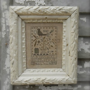 Sepia Sampler - cross stitch Paper Pattern from - ©Notforgotten Farm