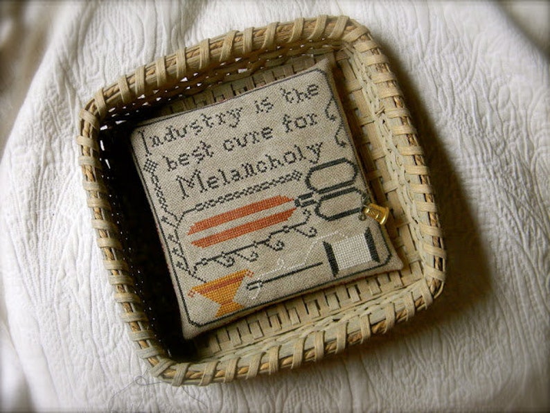 Retired Cross Stitch Club Pattern Melancholy From - Etsy