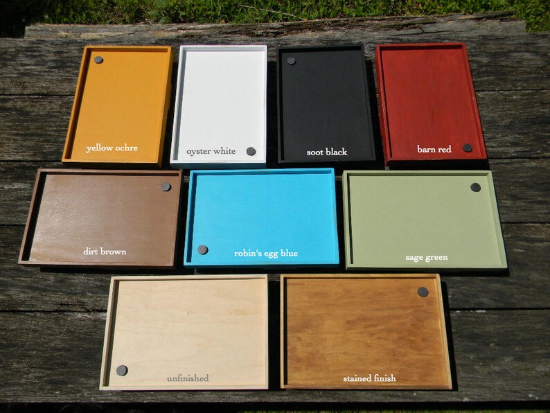 Wooden Stitcher's Tray© Clamp On Armchair or Sofa Choose Style and Finish Option from Notforgotten Farm™ image 3