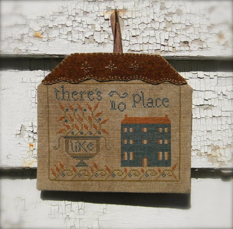 Retired Cross Stitch Club Pattern There's No Place... Etsy