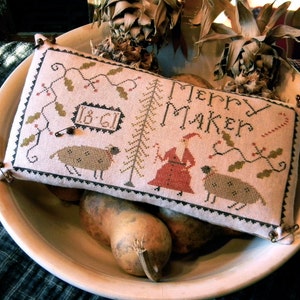 Merry Maker - cross stitch PAPER PATTERN - from Notforgotten Farm™