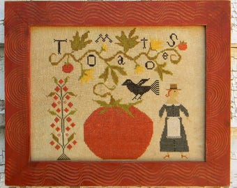 Tomato Season - PDF/Download - Cross Stitch Chart - from Notforgotten Farm™