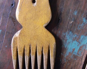 Tulip FLAX Comb - OLD as Dirt Primitives from Notforgotten Farm