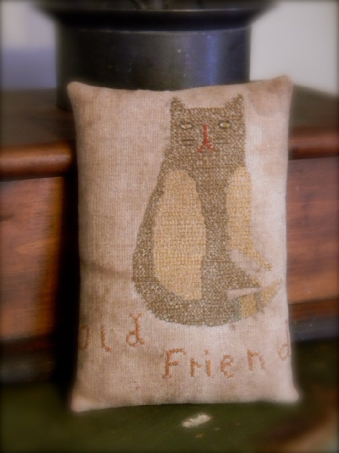 Oldfriends Pattern Old Friend - Uncounted Cross Stitch PATTERN - From Notforgotten Farm - Etsy