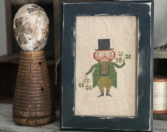 Lucky O'Greene ~ PDF/Download Cross Stitch PATTERN ~ from Notforgotten Farm™