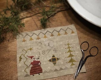 Christmas Folk ~ cross stitch pattern from Notforgotten Farm ~ PAPER/MAILED pattern