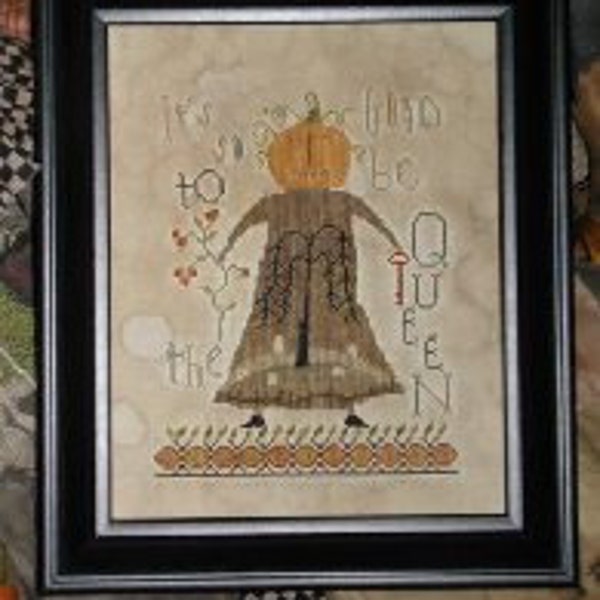 Hallowe'en Queen - cross stitch pattern from -Notforgotten Farm