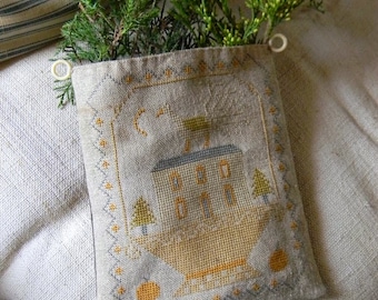 Retired Cross Stitch Club Pattern ~ Merry Gathering Basket ~ from Notforgotten Farm™