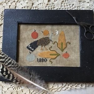 Indian Summer - MAILED Cross Stitch Pattern - from Notforgotten Farm