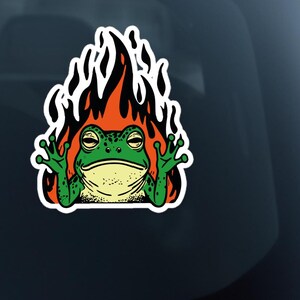 Frog car sticker | family peeker stickers | Funny decal | Truck decal | car window sticker decal |  Frog stickers .