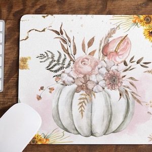 Tapis de souris/Tapis de souris d&#39;automne/Citrouilles d&#39;automne/Super cadeau