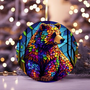 Christmas Ornament/ Black Bear/ Great Gift