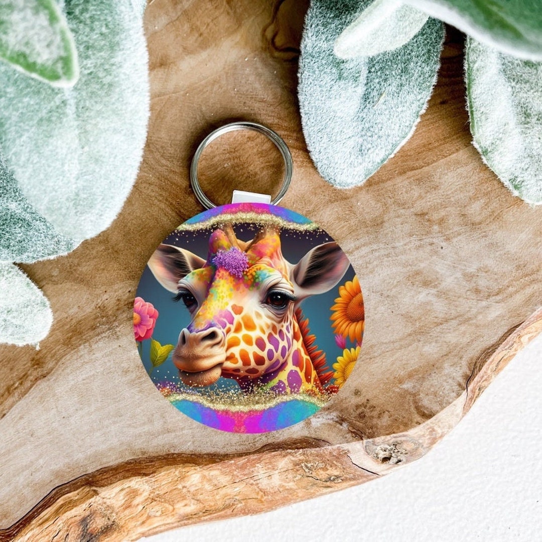 Keychain/ Giraffe/ Great Gift - Etsy