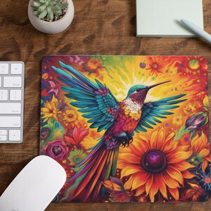 Mouse Pad/ Hummingbird/ Great Gift
