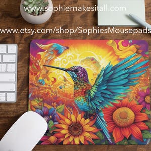 Mouse Pad/ Hummingbird/ Great Gift