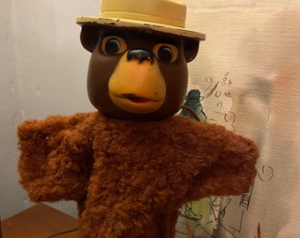1969 smokey the bear hand puppet