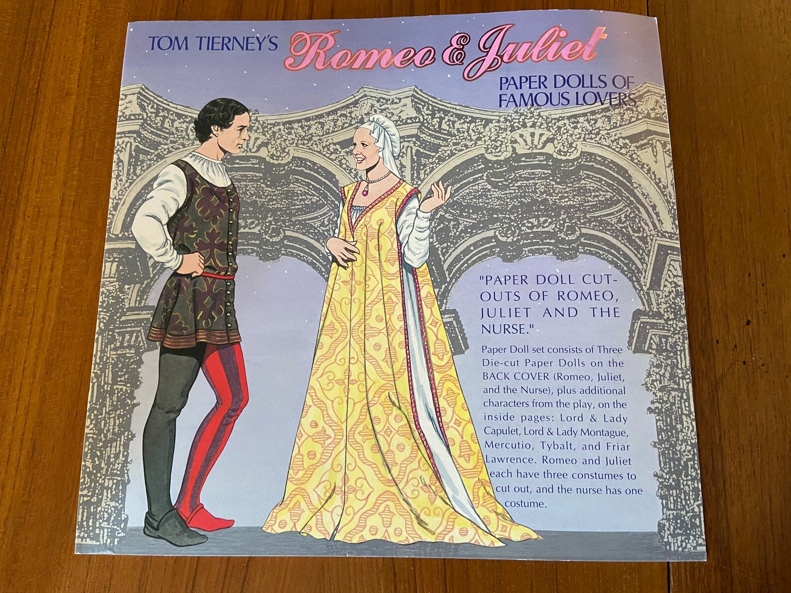 Romeo &amp; Juliet Shakespeare Paper Dolls of Famous Lovers Tom | Etsy