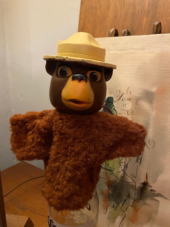 smokey bear hand puppet