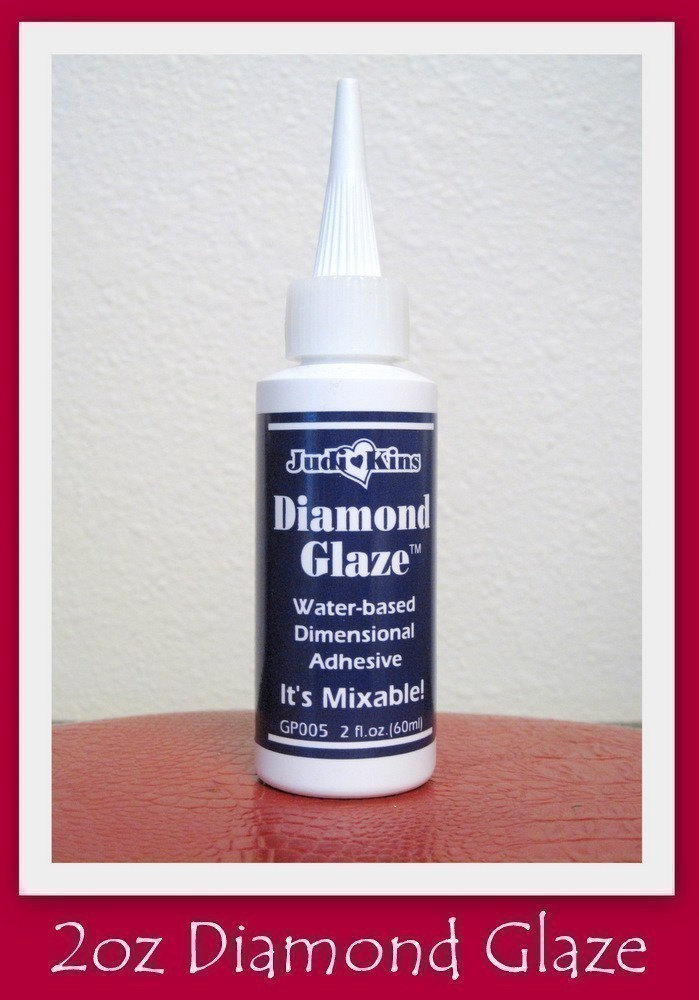 Judikins Diamond Glaze Dimensional Clear Adhesive COLLA Diamond Glaze ML.  60 